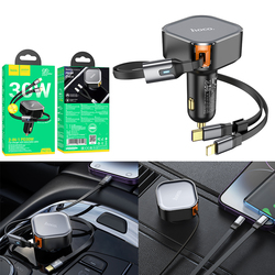 Power Car Charger 2in1 Hoco NZ13 Set iPhone + Type-C 10068