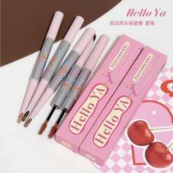 Hello Ya Double Head Drawing with Mascara Eyebrow Color (ខ្មៅដៃ&ម៉ាស្ការ៉ាសិតចញ្ចើម)-04