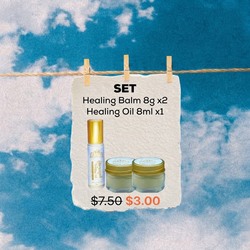 🔥Set - Healing Balm 8g x2 + Healing Oil 8ml x1