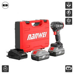 ម៉ូទ័រដោះប៊ូឡុងប្រើថ្ម (W5350) Cordless Impact Wrench 350NM 4AH