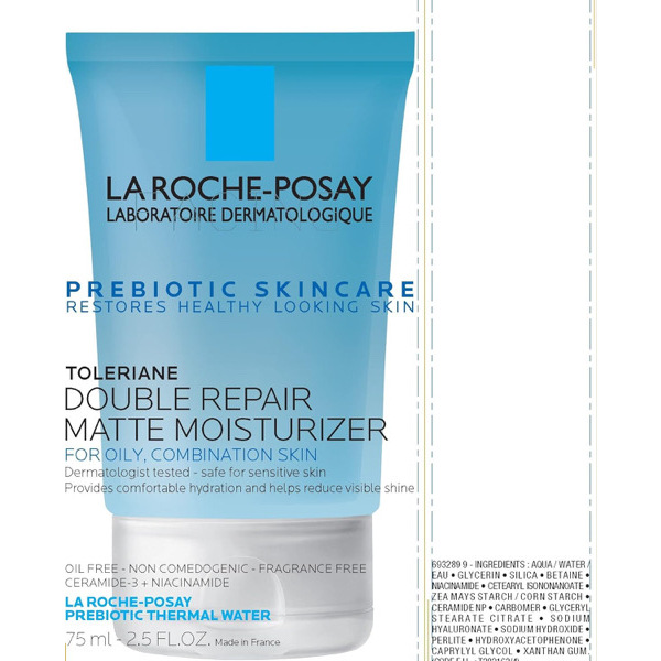 LA ROCHE-POSAY PREBIOTIC SKINCARE DOUBLE REPAIR MATTE MOISTURIZER 75ml.