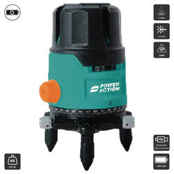 ឡាស៊ែរភ្លើង 5 ប្រើថ្ម (LCL01) Line Laser Level ចំនួនឡាស៊ែរ : 5 បន្ទាត់ 2 កូន (2200mAh) 515NM 10MW