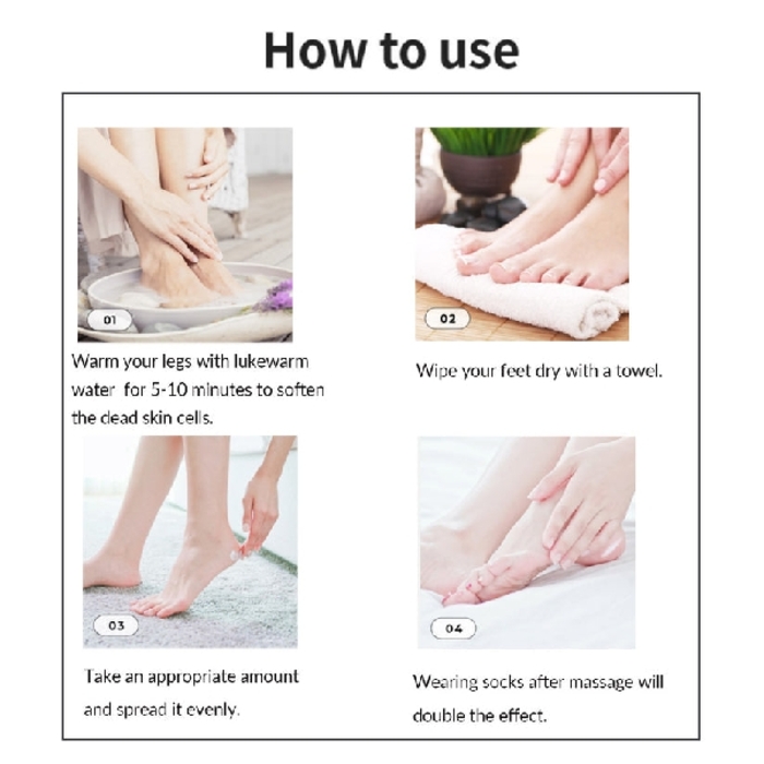 Vaseline Deep Moisture Foot Cream/ គ្រីមលាបជើង