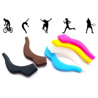 Anti-Slip Silicone Glasses Ear Hooks - 4 Pairs Mixed Colors