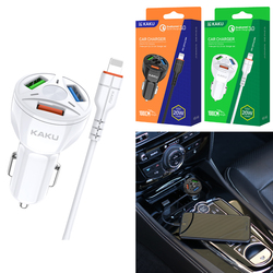 Power Car Charger KAKU KSC-493 PD20W-QC3.0 iPhone