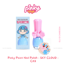 Pinky Paint Nail Polish - SKY CLOUD - C03