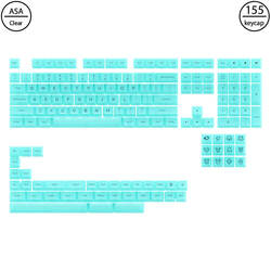 Clear Transparent - Mint (Akko / Keycaps)