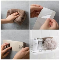 6pcs Self Adhesive Wall Hook For Bathroom Kitchen 