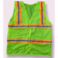 Reflective Safety Jacket 3M Light Green