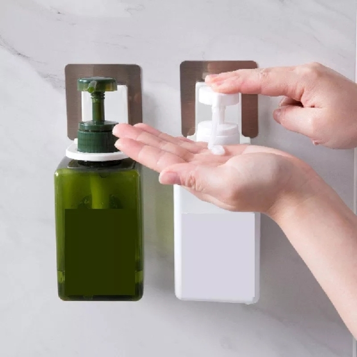 Rustproof Wall Mounted Sticky Shampoo Organizer Hook