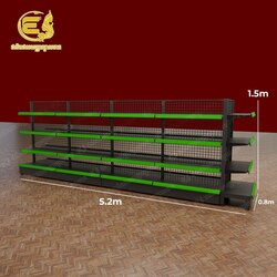ឈុតកណ្តាលហាង (L1 + T4) -សញ្ញាក្បាលនាគ- (ខ្នងសំណាញ់) 5.2m * 0.8m * 1.5m 4 Layers