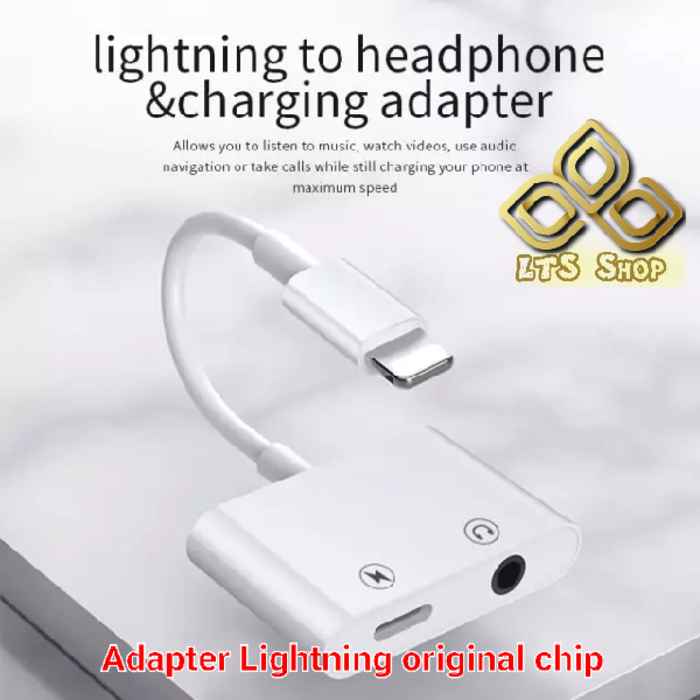 Adapter cable lightning to 3.5mm(Original Chip) 18$