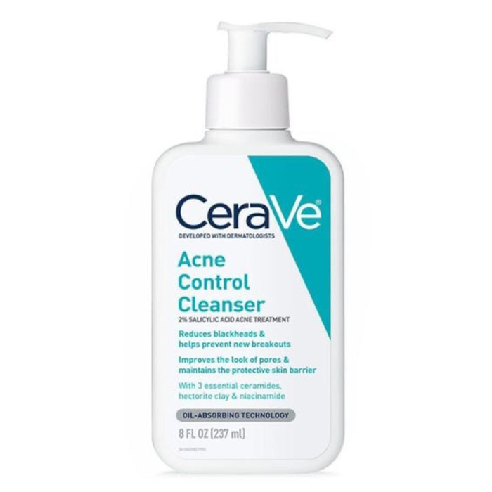 Cerave Acne Control Cleanser (ហ្វូមលាងមុខកម្ចាត់មុន) - 237ml