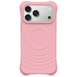 iPhone Featuring a Wavy Design With Magnetic Attachment Case 17/18 Promax/Pink