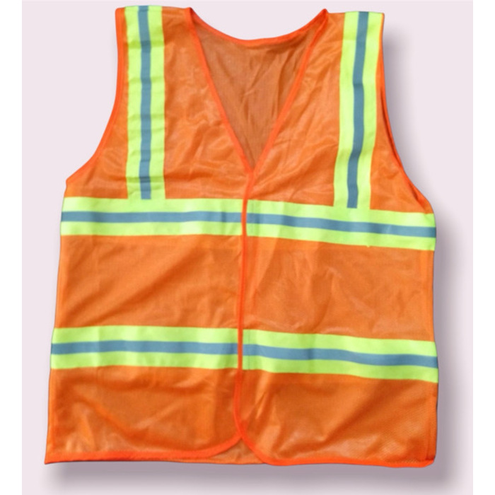 Reflective Safety Jacket 3M Orange