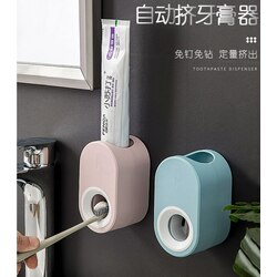 Automatic Toothpaste Dispenser/ឧបករណ៍ដក់ថ្នាំដុសធ្មេញ និងចុចអូតូ-Dark Blue
