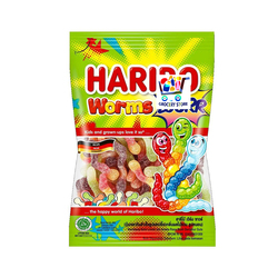 HARIBO Worm Zour Gummy-80G