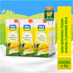 ABLE FARM UHT BANANA MILK-200ML
