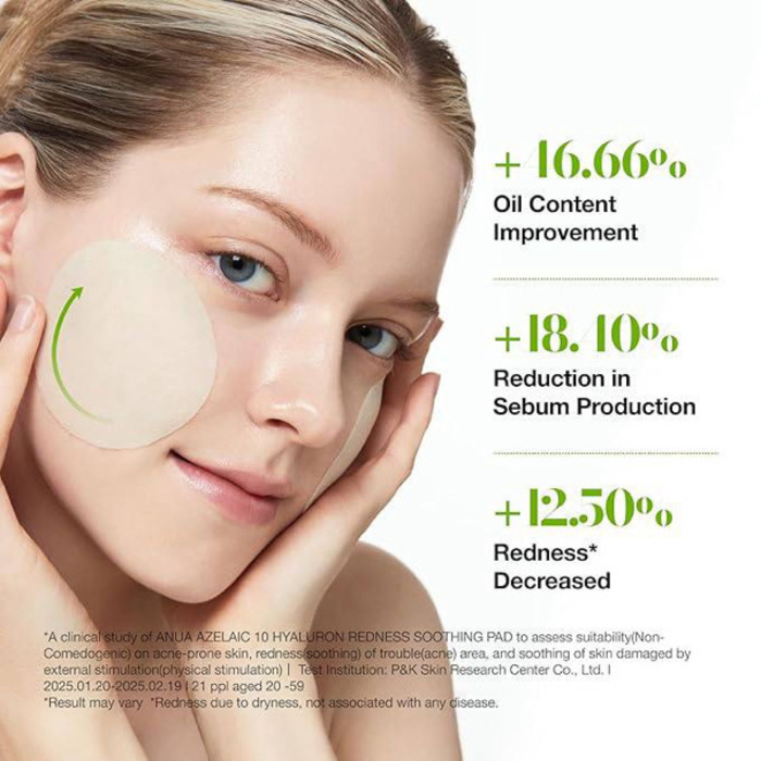 [Anua] AZELAIC 10 HYALURON REDNESS SHOOTING PAD