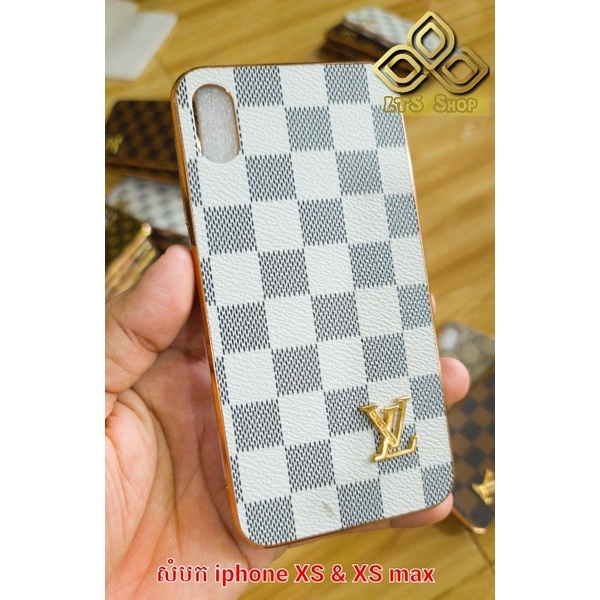 សំបកទូរសព្ទ LV & GC គែមជ្រុង iPhone XS Max