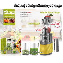Slow Juicer 250W DSP KJ-3071 9717