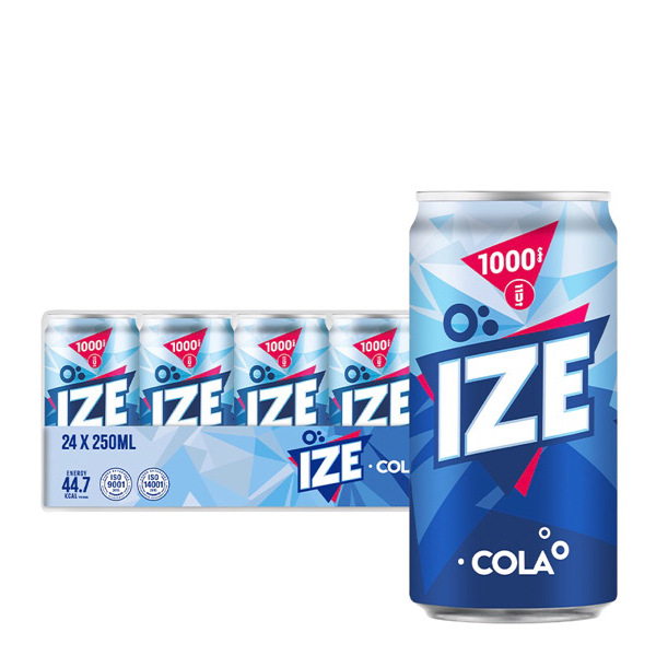 IZE Cola Can - 1 Case 