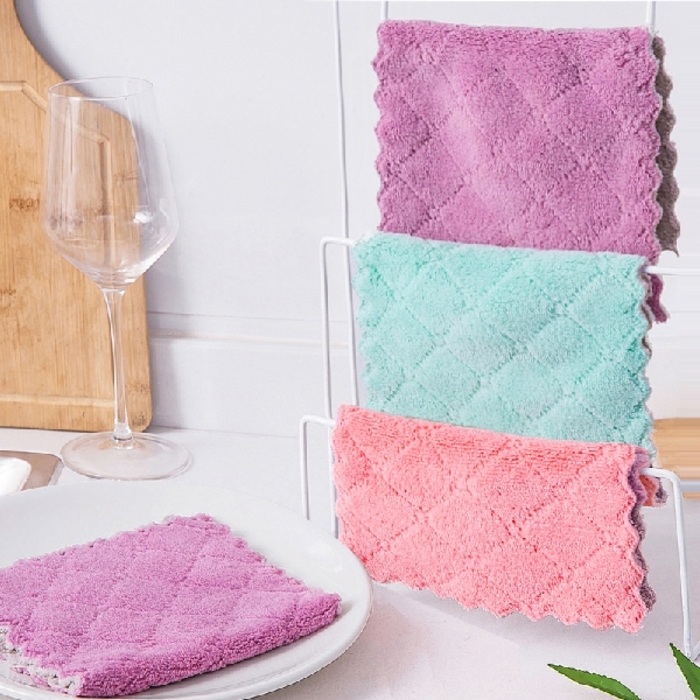 Super Absorbent Microfiber Handkerchief 10PCS - 15x25cm