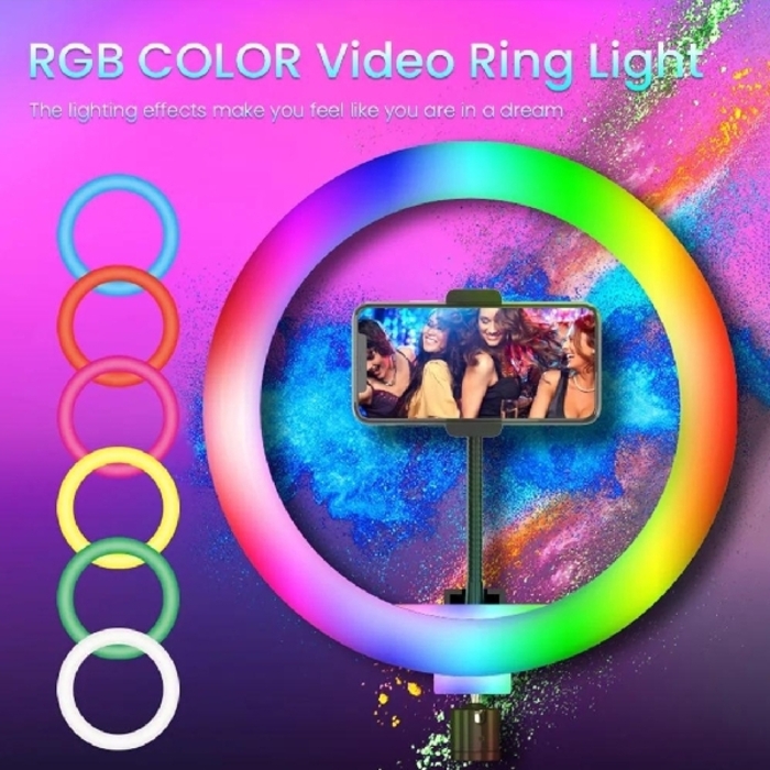 ភ្លើង LED Live RGB colors កង់ 22“