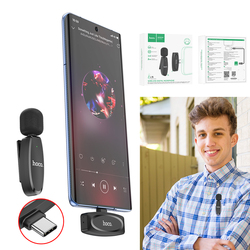 HOCO L15 Microphone LIVE Wireless Crystal Lavalier Type-C (BC9029)