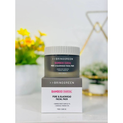 Bring green Bamboo charcoal pore& blackhead facial pack