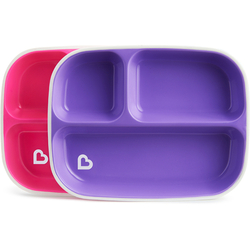 Splash™ Divided Plates 2pk 2Colors