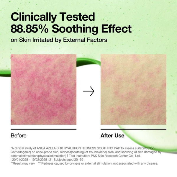 [Anua] AZELAIC 10 HYALURON REDNESS SHOOTING PAD