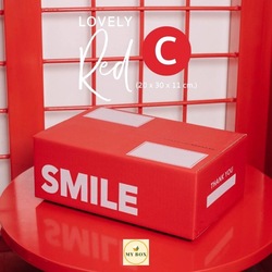 #RD005 Lovely Red Box Size C 20x30x11cm - 1 Set (20PCS)