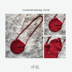 Handmade Crochet Bali Styled Bag