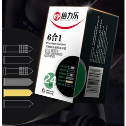 Pleasure More 6in1 Condom 24PCS