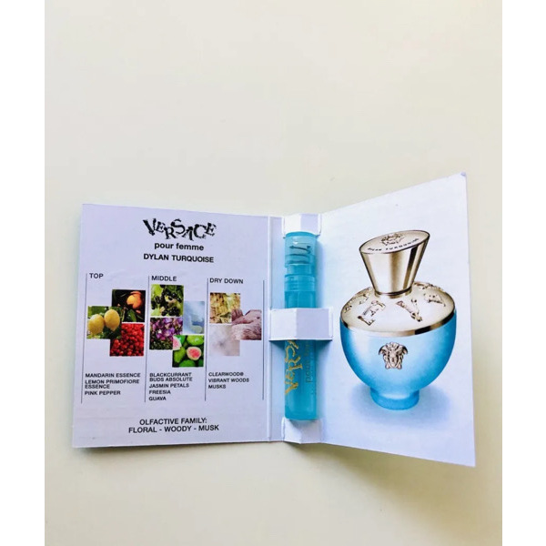 Versace Dylan Turquoise 1 ml Eau de Toilette ទឹកអប់នារី