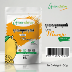 ស្វាយសម្ងួតធម្មជាតិ Green Charm - bag 65g