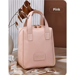 Vintage Makeup Bag (កាបូបដាក់គ្រឿងMakeup)-Pink