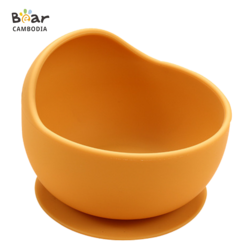 KY Baby Silicone Suction Bowl - Orange2