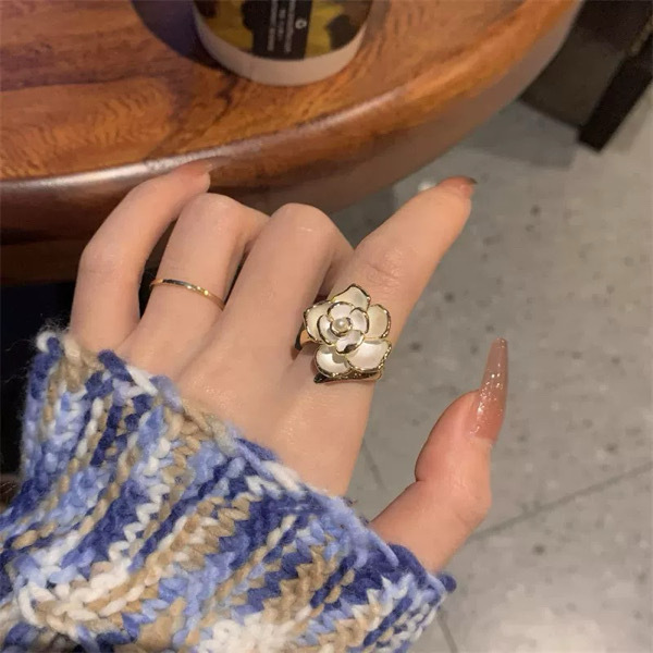 ចិញ្ចៀនផ្កា 2វង់ ring set of 2 UP049