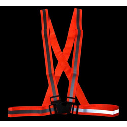 Safety Reflective Strap Free Size - Orange