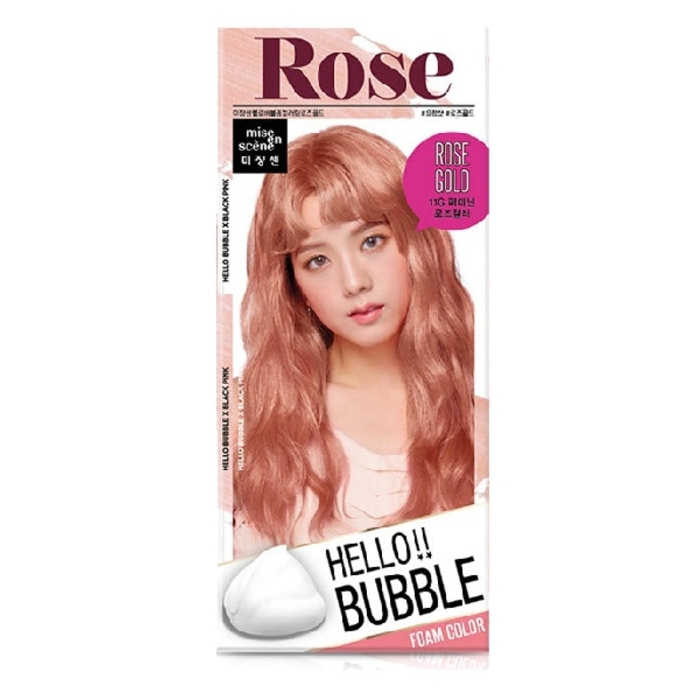 ថ្នាំកក់ប្តូរពណ៌ MISE EN SCENE Hello Bubble Rose