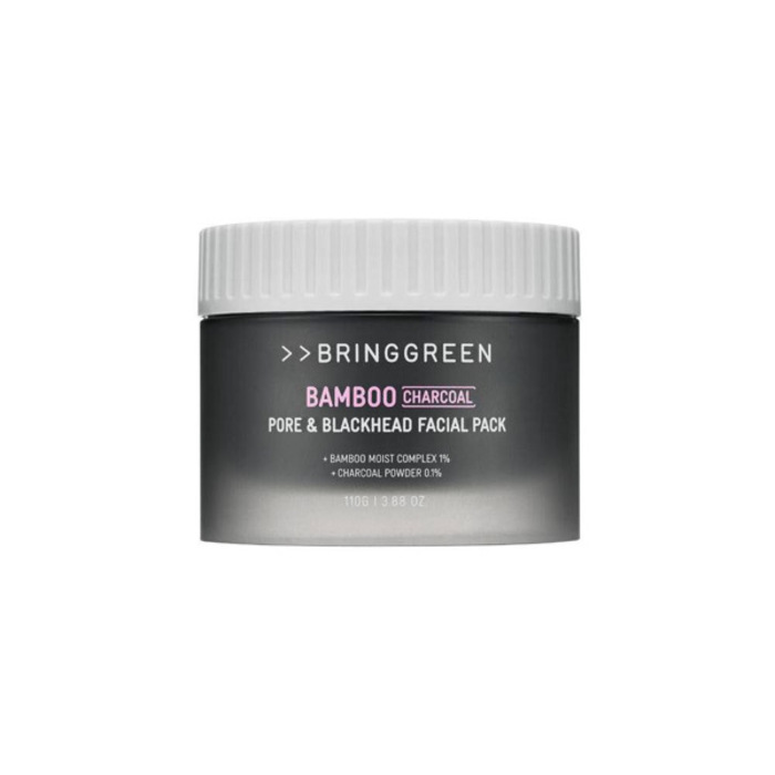 Bring green Bamboo charcoal pore& blackhead facial pack