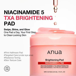 [Anua] NIACINAMIDE 5 TAX BRIGHTENING PADBrand:Anua