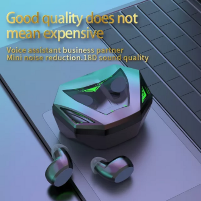 MD Smart Gaming Earphones - Black