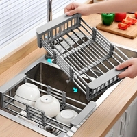 Kitchen Sink Rack Adjustable 