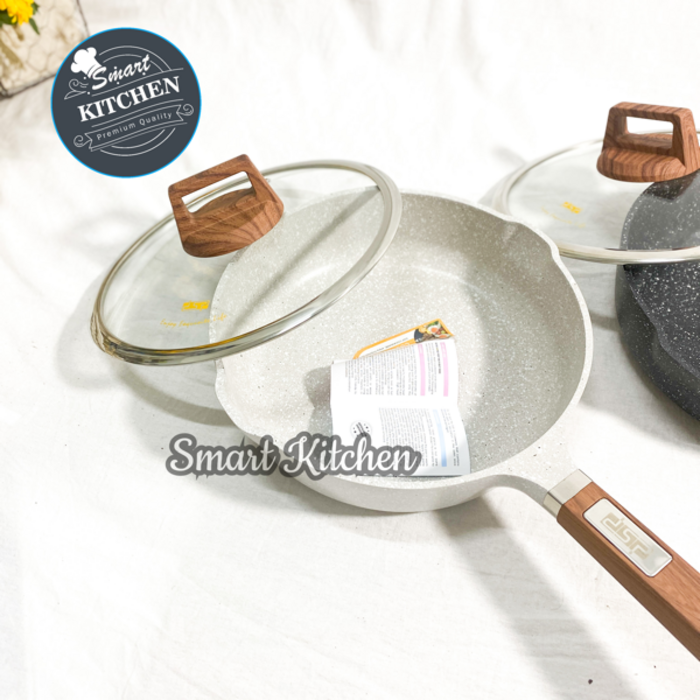 Pan with Lid DSP 28cm - White