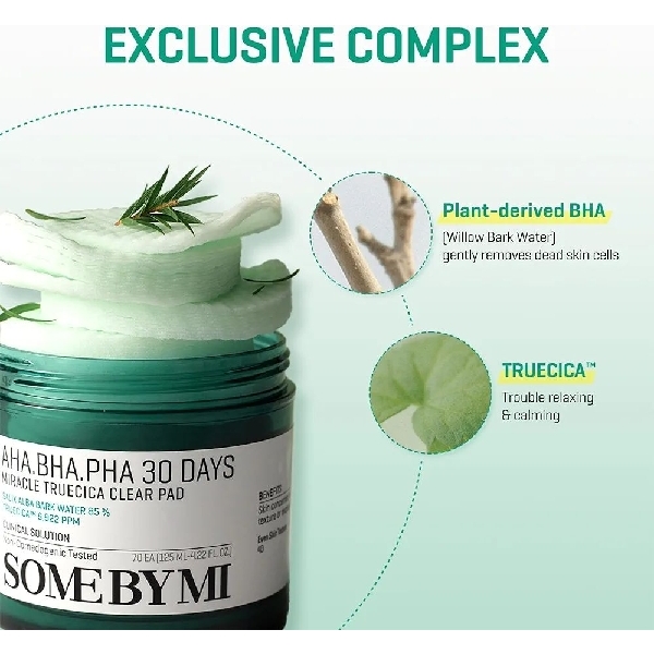 SOME BY MI 30 Days Miracle Truecica Clear Pad 