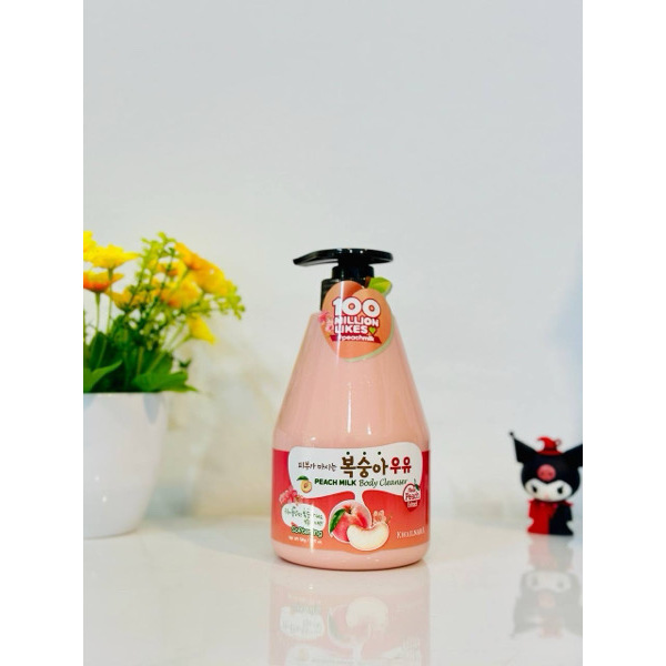 WELCOS KWAILNARA Peach Milk Body Cleanser - VTENH