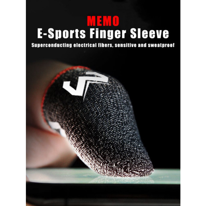 MEMO FS01 Fingers Sleeve Gaming - Black Size 2